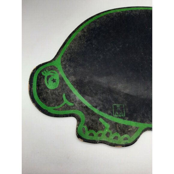 Vintage IDEAL School Supply Happy Hoppy Turtle Chalkboard Teacher Core USA - Picture 9 of 10
